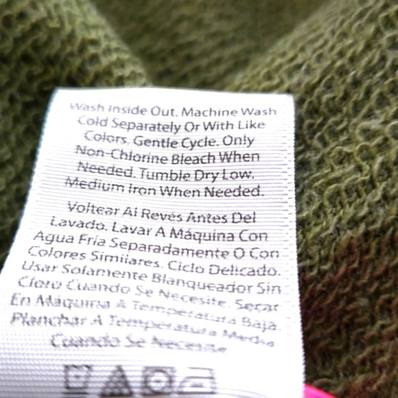 Time & Tru Olive Soft Sweatshirt Hi-Lo Hem Long Sleeve Women Size 22 - Picture 5 of 9